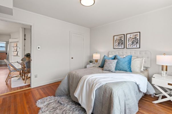 Bedroom, Interior, Wood Texture Flooring