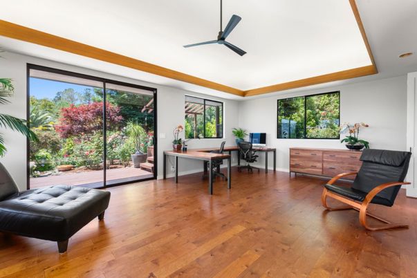 Home Office, Interior, Wood Texture Flooring