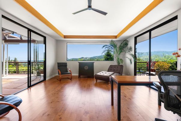Home Office, Interior, Wood Texture Flooring