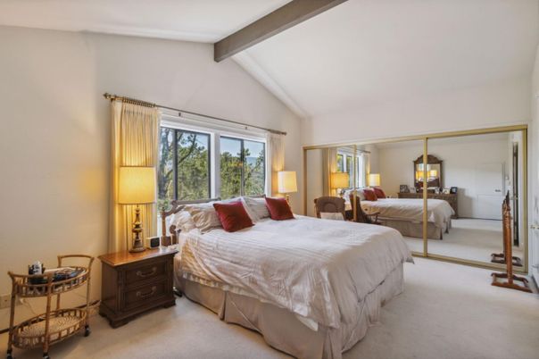 Bedroom, Interior, Wooden Beams