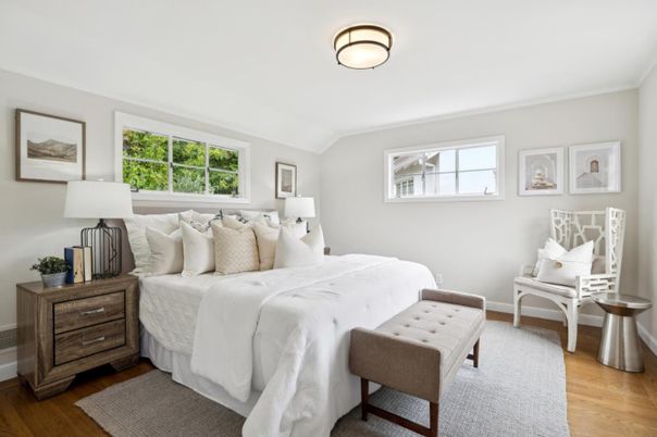 Bedroom, Interior, Wood Texture Flooring