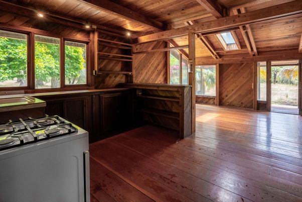 Interior, Kitchen, Recessed Lighting, Wooden Beams, Wooden Ceilings, Wood Texture Flooring, Wooden Walls