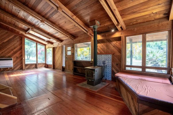 Empty room, Fireplace, Interior, Wooden Beams, Wooden Ceilings, Wood Texture Flooring, Wooden Walls