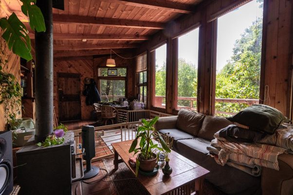 Dining room, Interior, Living room, Pendant Lights, Wooden Beams, Wooden Ceilings, Wooden Walls