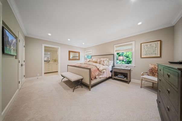 Bedroom, Interior, Recessed Lighting