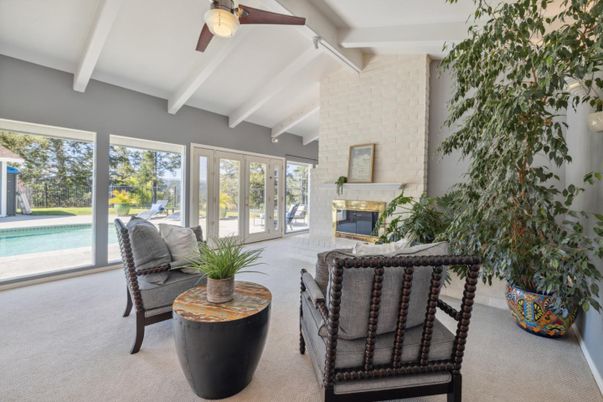 Fireplace, Interior, Living room, Stone Walls
