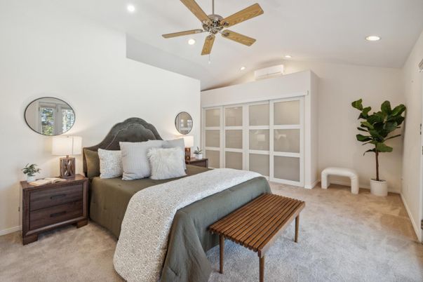 Bedroom, Interior, Recessed Lighting