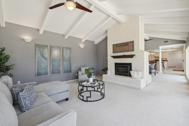 Fireplace, Interior, Living room, Stone Walls