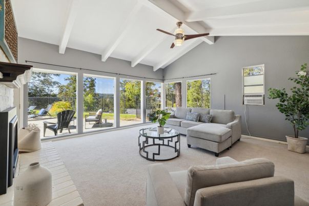 Fireplace, Interior, Living room, Sun Room