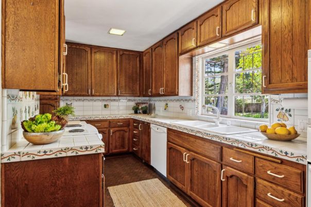 Interior, Kitchen, Tile Countertops