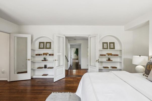 Bedroom, Interior, Wood Texture Flooring