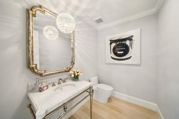 Bathroom, Interior, Wood Texture Flooring