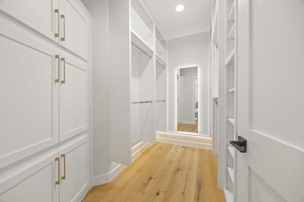 Interior, Recessed Lighting, Walk-in Closets, Wood Texture Flooring