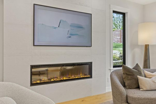 Fireplace, Interior, Wood Texture Flooring