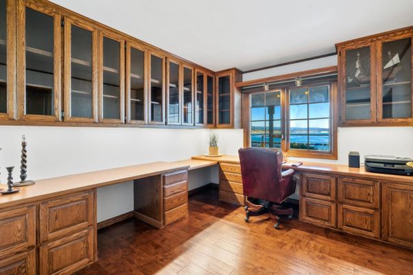 Home Office, Interior, Water, Wood Texture Flooring