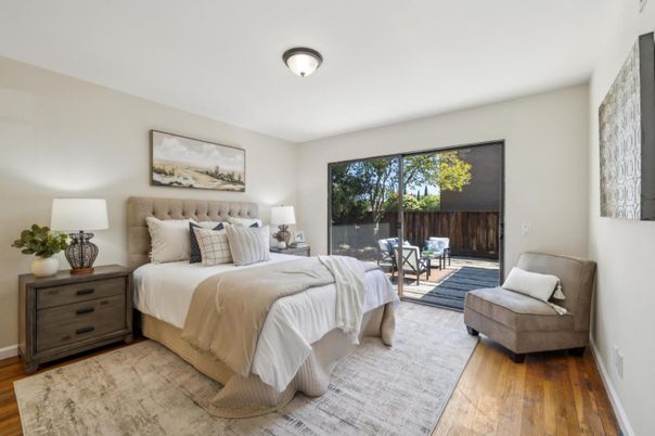 Bedroom, Interior, Wood Texture Flooring