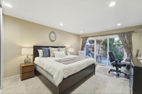 Bedroom, Home Office, Interior, Recessed Lighting