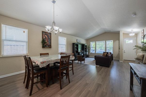 Chandelier, Dining room, Interior, Living room, Pendant Lights, Wood Texture Flooring