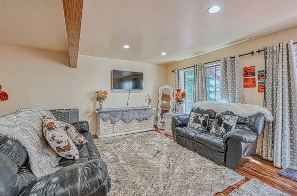 Interior, Living room, Recessed Lighting