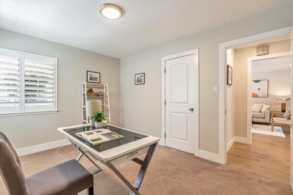 Home Office, Interior, Wood Texture Flooring