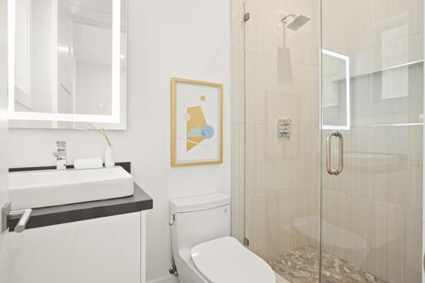 Bathroom, Glass Shower, Interior