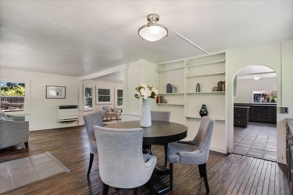 Dining room, Interior, Living room, Wood Texture Flooring