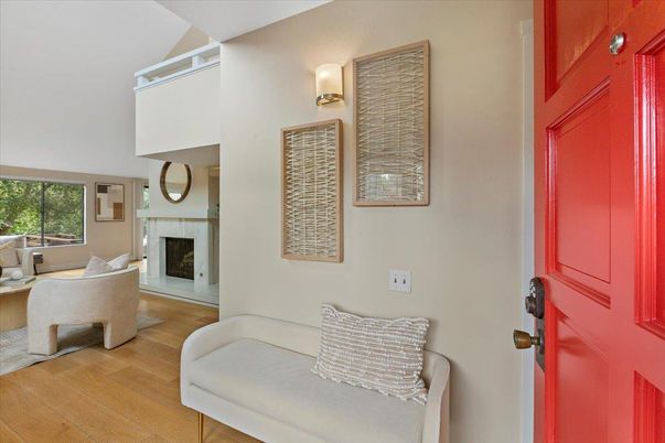 Fireplace, Interior, Wood Texture Flooring