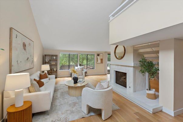 Fireplace, Interior, Living room, Wood Texture Flooring