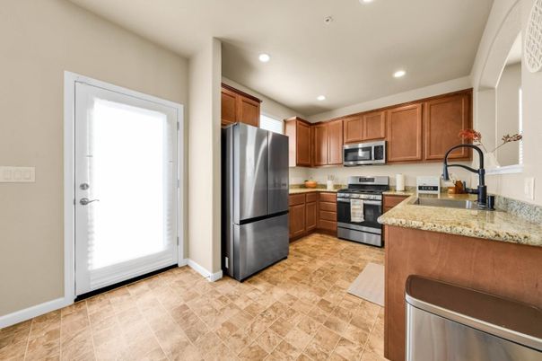 Interior, Kitchen, Recessed Lighting, Stainless Steel Appliances
