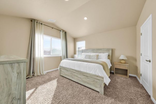 Bedroom, Interior, Recessed Lighting