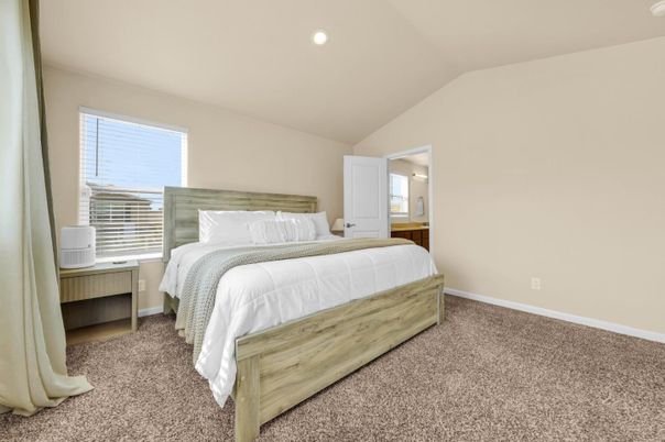 Bedroom, Interior, Recessed Lighting