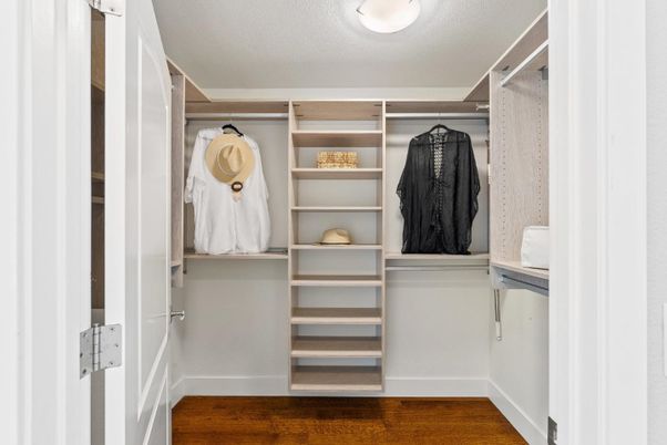 Interior, Walk-in Closets, Wood Texture Flooring
