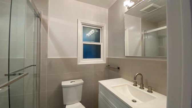 Bathroom, Glass Shower, Interior