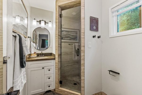 Bathroom, Glass Shower, Interior