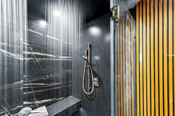 Bathroom, Glass Shower, Interior