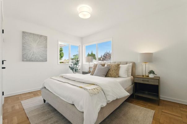 Bedroom, Interior, Wood Texture Flooring