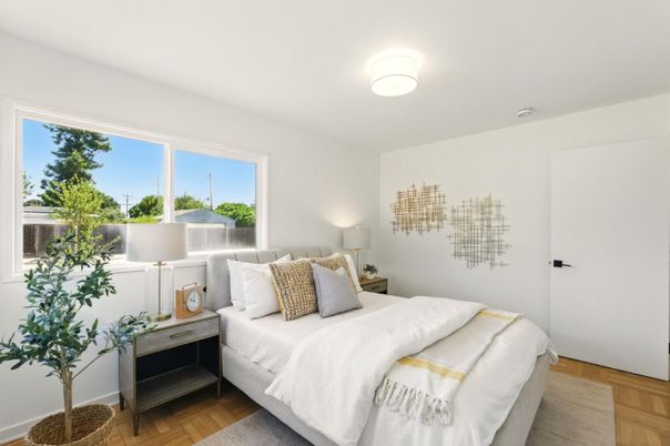 Bedroom, Interior, Wood Texture Flooring