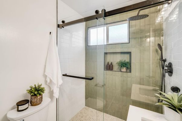 Bathroom, Glass Shower, Interior