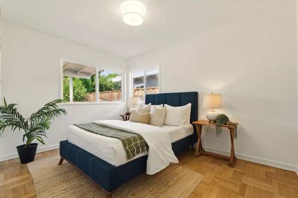Bedroom, Interior, Wood Texture Flooring