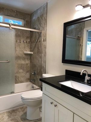 Bathroom, Glass Shower, Interior