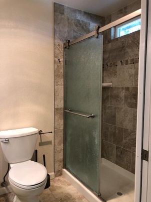 Bathroom, Glass Shower, Interior