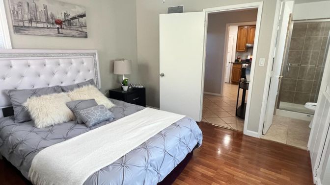 Bathroom, Bedroom, Interior, Wood Texture Flooring