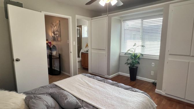 Bedroom, Interior, Wood Texture Flooring
