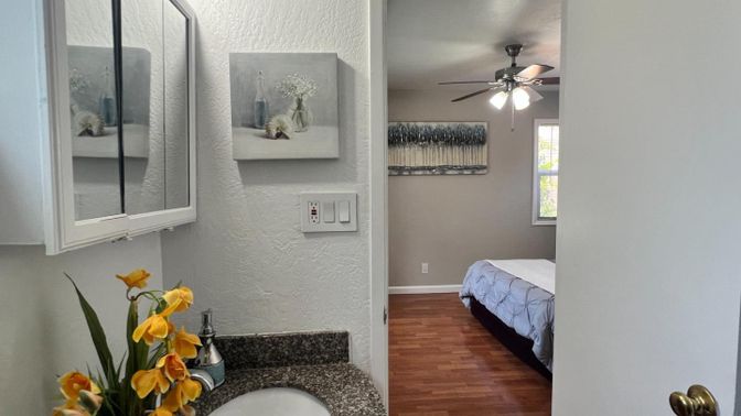 Bedroom, Interior, Wood Texture Flooring