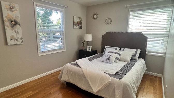 Bedroom, Interior, Wood Texture Flooring