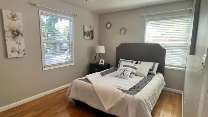 Bedroom, Interior, Wood Texture Flooring