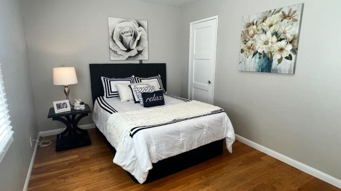 Bedroom, Interior, Wood Texture Flooring