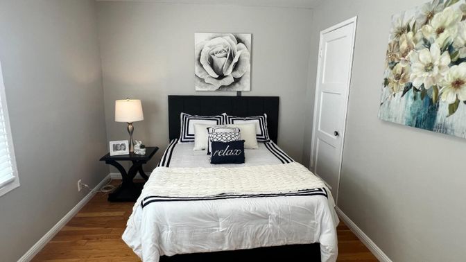 Bedroom, Interior, Wood Texture Flooring