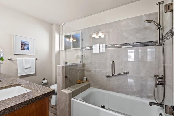 Bathroom, Glass Shower, Interior