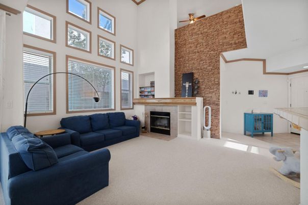 Fireplace, Interior, Living room, Stone Walls